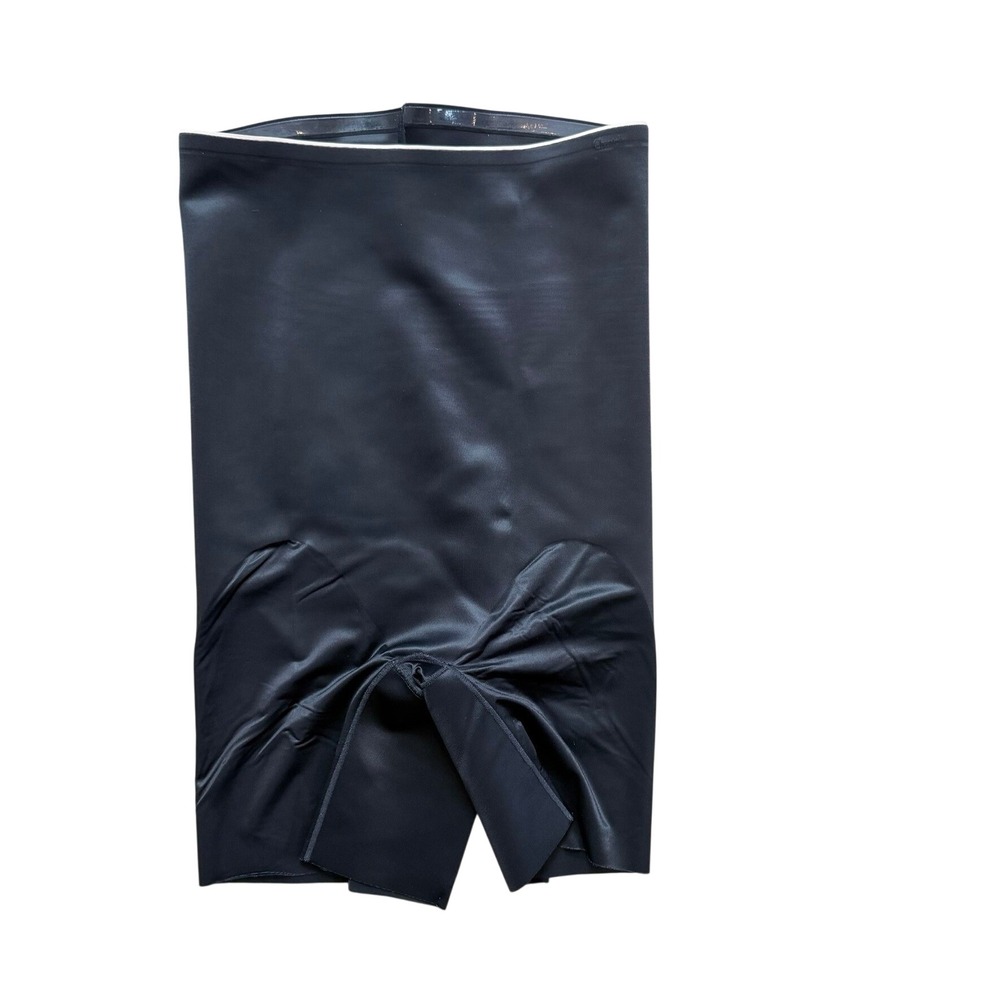 Chantelle Shapewear Shorts Women L Black High Waisted Seamless Smoothing CS10065